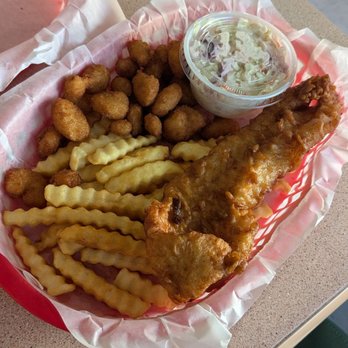 The Lighthouse - Fish, popcorn shrimp and chips - Seafood Near Me - Redding, California
