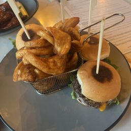 HH sliders and fries HH sliders and fries