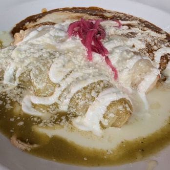 Tequila Modern Mexican - Enchiladas (3)--beef, chicken, cheese - Mexican Near Me - Cincinnati, Ohio