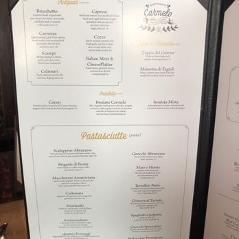 Ristorante Carmelo - Menu - Italian Near Me - Orange Beach, Alabama Ristorante Carmelo - Menu - Italian Near Me - Orange Beach, Alabama