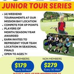 Lion Golf Academy - Our junior tournament golf series is our newest addition to our program where children compete for points each week for players of the month