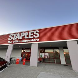 Staples - Out front!