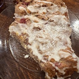 White chocolate raspberry scone White chocolate raspberry scone