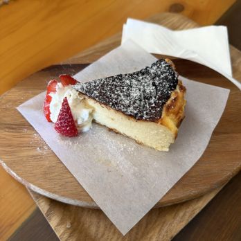 Okrumong - Basque Cheesecake (Sliced)(Gluten-Free) - Desserts Near Me - Torrance, California
