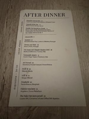 Menu photo 1 Brick Fire Tavern Honolulu, HI