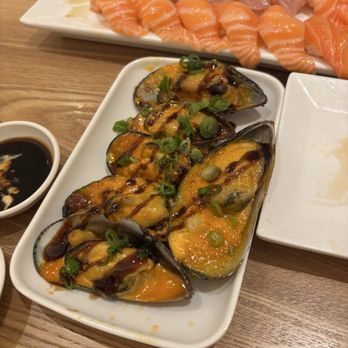 X-Fish - Baked Mussel - Sushi Bars Near Me - Brea, California X-Fish - Baked Mussel - Sushi Bars Near Me - Brea, California