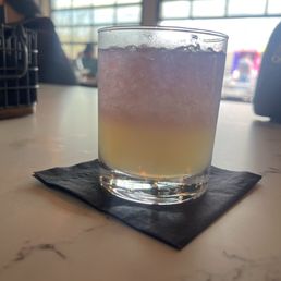 Purple haze- purple lavender drink with gin was amazing!! Purple haze- purple lavender drink with gin was amazing!!