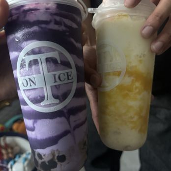 T ON ICE - Taro/Ube and 24 oz. - Coco Mango - Coconut Mango Smoothie - Bubble Tea Near Me - Santa Ana, California T ON ICE - Taro/Ube and 24 oz. - Coco Mango - Coconut Mango Smoothie - Bubble Tea Near Me - Santa Ana, California