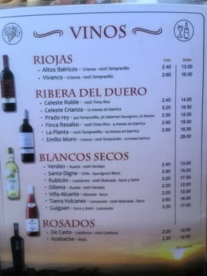 Menu photo 1 El Rincón Granaino Arrecife, GC Menu photo 1 El Rincón Granaino Arrecife, GC