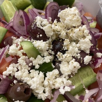 Cafe Moderno - Horiatiki Salad - Cafes Near Me - Montclair, California