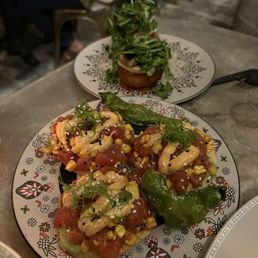 Tuna tostada and croquettes Tuna tostada and croquettes