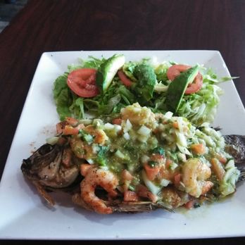 Las Americas - Mojarra - whole fried fish - Mexican Near Me - Bedford Heights, Ohio Las Americas - Mojarra - whole fried fish - Mexican Near Me - Bedford Heights, Ohio