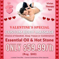 Vivian Therapy Spa - Custom Body Massage ONLY $59.99/h