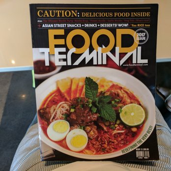 Food Terminal - Menu as of 4/16/2017. Cover. - Malaysian Near Me - Chamblee, Georgia