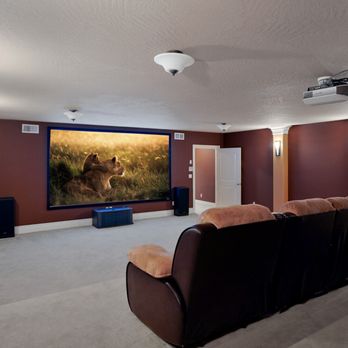 Inspire Design - Movie night- home theatre - Interior Design Near Me