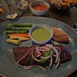 Carne asade with vegetables Carne asade with vegetables