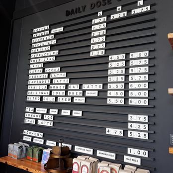Daily Dose - menu - Coffee & Tea Near Me - Atlanta, Georgia