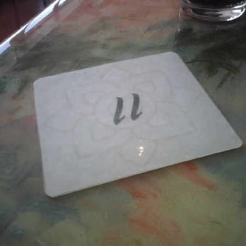 Thai by Thai - They give you cards with numbers to put at your table while you wait for your food. - Thai Near Me - Sterling, Virginia Thai by Thai - They give you cards with numbers to put at your table while you wait for your food. - Thai Near Me - Sterling, Virginia