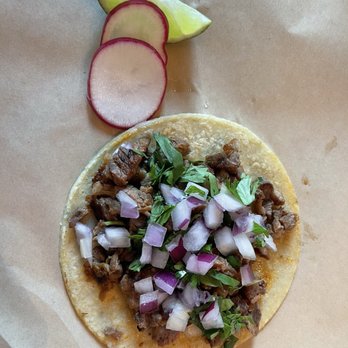 Birria El Gordo - Asada taco . Well seasoned ! I recommend trying it with the avocado green sauce instead of the normal green sauce - Mexican Near Me - Buckhead, Georgia Birria El Gordo - Asada taco . Well seasoned ! I recommend trying it with the avocado green sauce instead of the normal green sauce - Mexican Near Me - Buckhead, Georgia