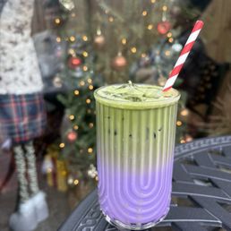 ube matcha latte ube matcha latte