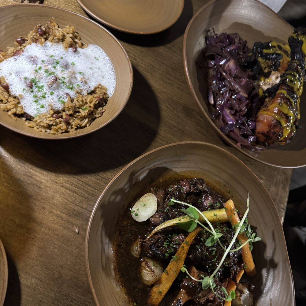 Mango Bay - The braised oxtail and bush fowl (jerk chicken) were incredible! - Caribbean Near Me - Brooklyn, New York Mango Bay - The braised oxtail and bush fowl (jerk chicken) were incredible! - Caribbean Near Me - Brooklyn, New York