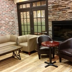 Gelato & Pastry Cafe - Cozy up to the fireplace.