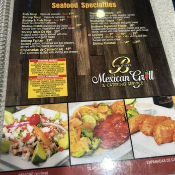 Brother's Mexican Grill - Menu - Mexican Near Me - Hillside, Illinois
