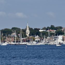 Oldport Marine Services - View of downtown Newport and Trinity Church from Ft. Adams (you can get to Ft. Adams by Launch).