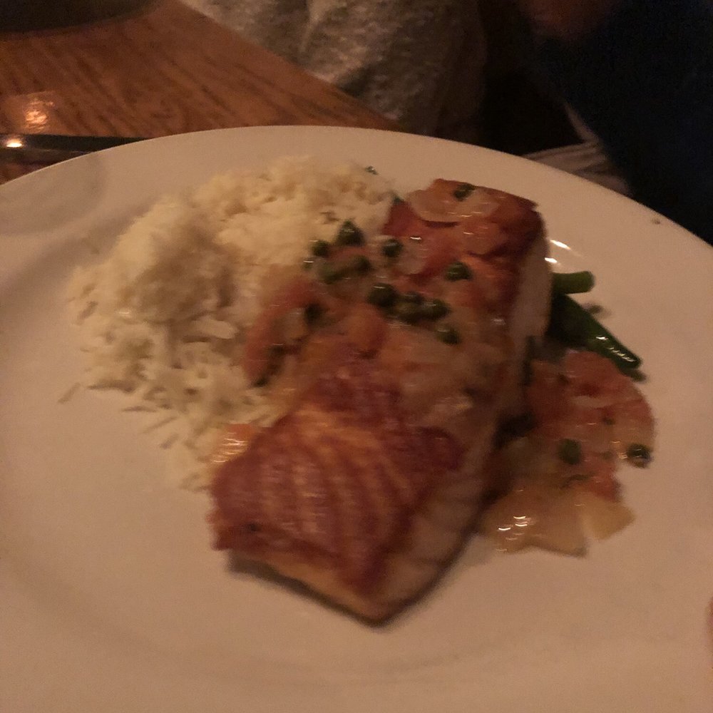Landmark Inn - Irish Salmon with rice - New American Near Me - Warwick, New York