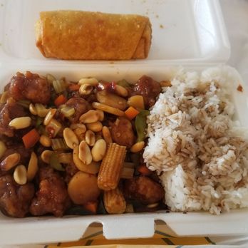 Asian Grill - a meal in a styrofoam container - Chinese Near Me - Horn Lake, Mississippi