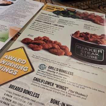 Quaker Steak & Lube - Steakhouses Near Me - Triadelphia, West Virginia Quaker Steak & Lube - Steakhouses Near Me - Triadelphia, West Virginia
