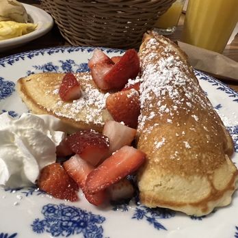 Cracker Barrel Old Country Store - a plate of french toast with strawberries and whipped cream - Breakfast & Brunch Near Me - Calera, Alabama