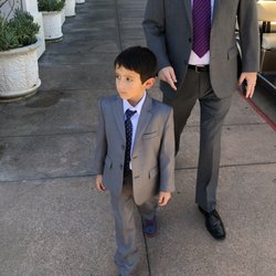 Wendy Lo - Altered too-big suit for 6yo