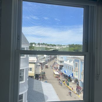 Lake View Hotel - view from room - Hotels Near Me - Mackinac Island, Michigan