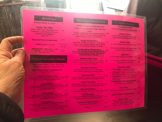 Menu photo 1 Southern Ridge Cafe Bakersville, NC