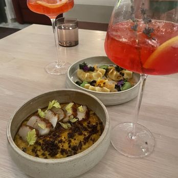 Ash - Spritz, Scallops and raviolis - Italian Near Me - Tampa, Florida Ash - Spritz, Scallops and raviolis - Italian Near Me - Tampa, Florida