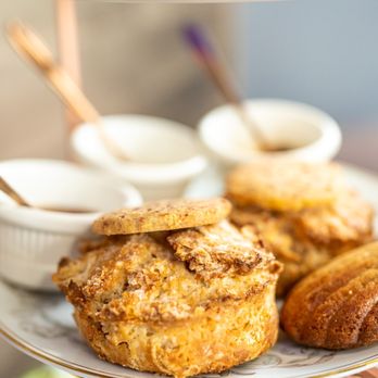 DOJA Tea Lounge - a plate of biscuits and pastries - Desserts Near Me - Tualatin, Oregon DOJA Tea Lounge - a plate of biscuits and pastries - Desserts Near Me - Tualatin, Oregon