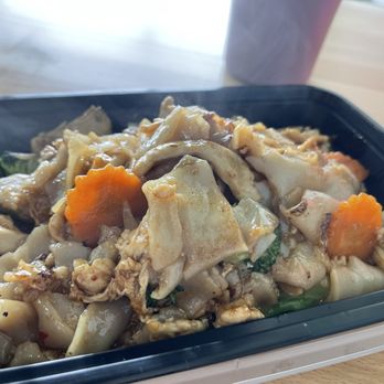 Sabaidee Lao & Thai Street Food - Prosper - #12 Sweet Soy Sauce Noodles (Pad See Ew) - Thai Near Me - Prosper, Texas