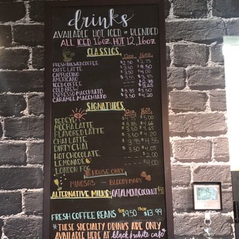 Black and White Cafe - Drink menu - Coffee Roasteries Near Me - Glendale, Arizona