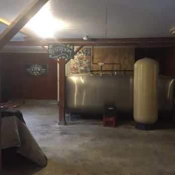 Oak Pond Brewery - a large tank in the basement - Breweries Near Me - Skowhegan, Maine Oak Pond Brewery - a large tank in the basement - Breweries Near Me - Skowhegan, Maine