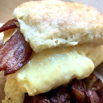 Plein Air Cafe & Eatery - House Made Biscuit Sandwich - Cafes Near Me - Chicago, Illinois