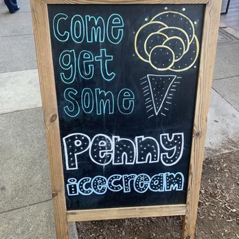 The Penny Ice Creamery - Sign come get ice cream - Ice Cream & Frozen Yogurt Near Me - Los Altos, California The Penny Ice Creamery - Sign come get ice cream - Ice Cream & Frozen Yogurt Near Me - Los Altos, California