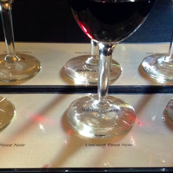 Vintage Public House - Pinot noire wine flight - New American Near Me - Redding, California