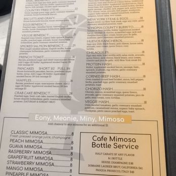 Cafe Mimosa - Menu - Breakfast & Brunch Near Me - Santa Rosa, California