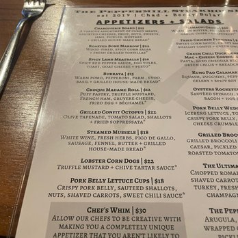 The Peppermill Steakhouse - Menu - Cocktail Bars Near Me - Tempe, Arizona The Peppermill Steakhouse - Menu - Cocktail Bars Near Me - Tempe, Arizona