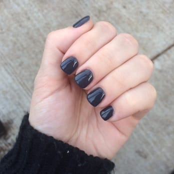 Lush Nail Bar - Acrylic nails with Space Grey gel nail polish. $45! - Nail Salons Near Me - Raleigh, North Carolina Lush Nail Bar - Acrylic nails with Space Grey gel nail polish. $45! - Nail Salons Near Me - Raleigh, North Carolina