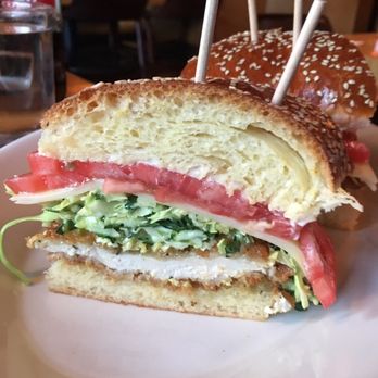 R+D Kitchen - Ding's Crispy Chicken Sandwich - New American Near Me - Santa Monica, California R+D Kitchen - Ding's Crispy Chicken Sandwich - New American Near Me - Santa Monica, California