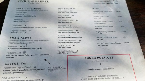 Menu photo 3 Flour & Barrel Raleigh, NC