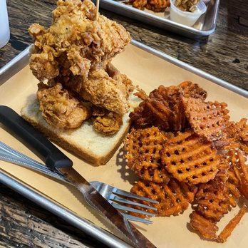 The Cookshack - Chicken Tenders and Sweet Potato Fries - Chicken Shop Near Me - Houston, Texas The Cookshack - Chicken Tenders and Sweet Potato Fries - Chicken Shop Near Me - Houston, Texas