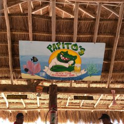 Papito's Beach Club - Sign inside